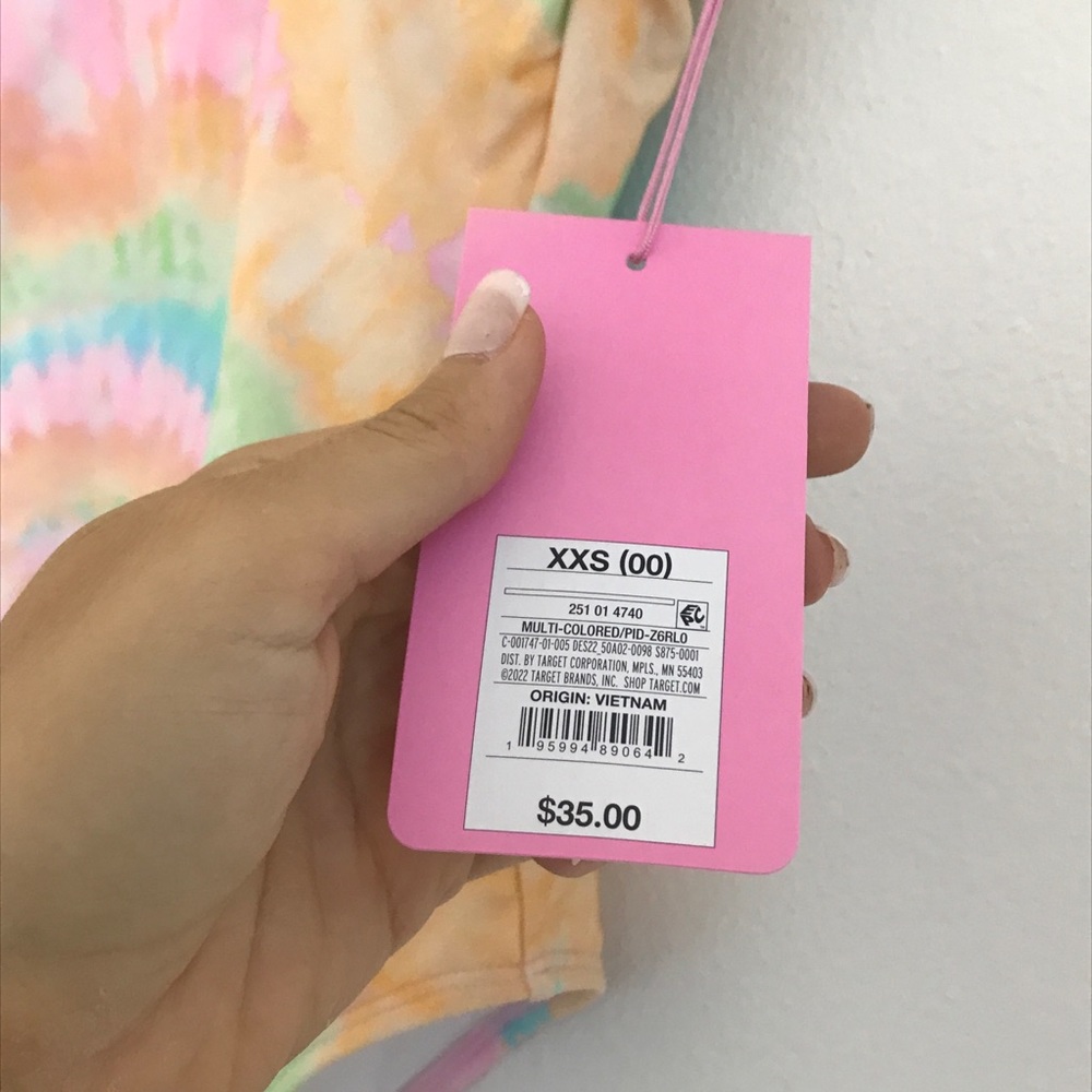 Stoney Clover for target tie dye cheeky high leg one piece swimsuit - Picture 5 of 7